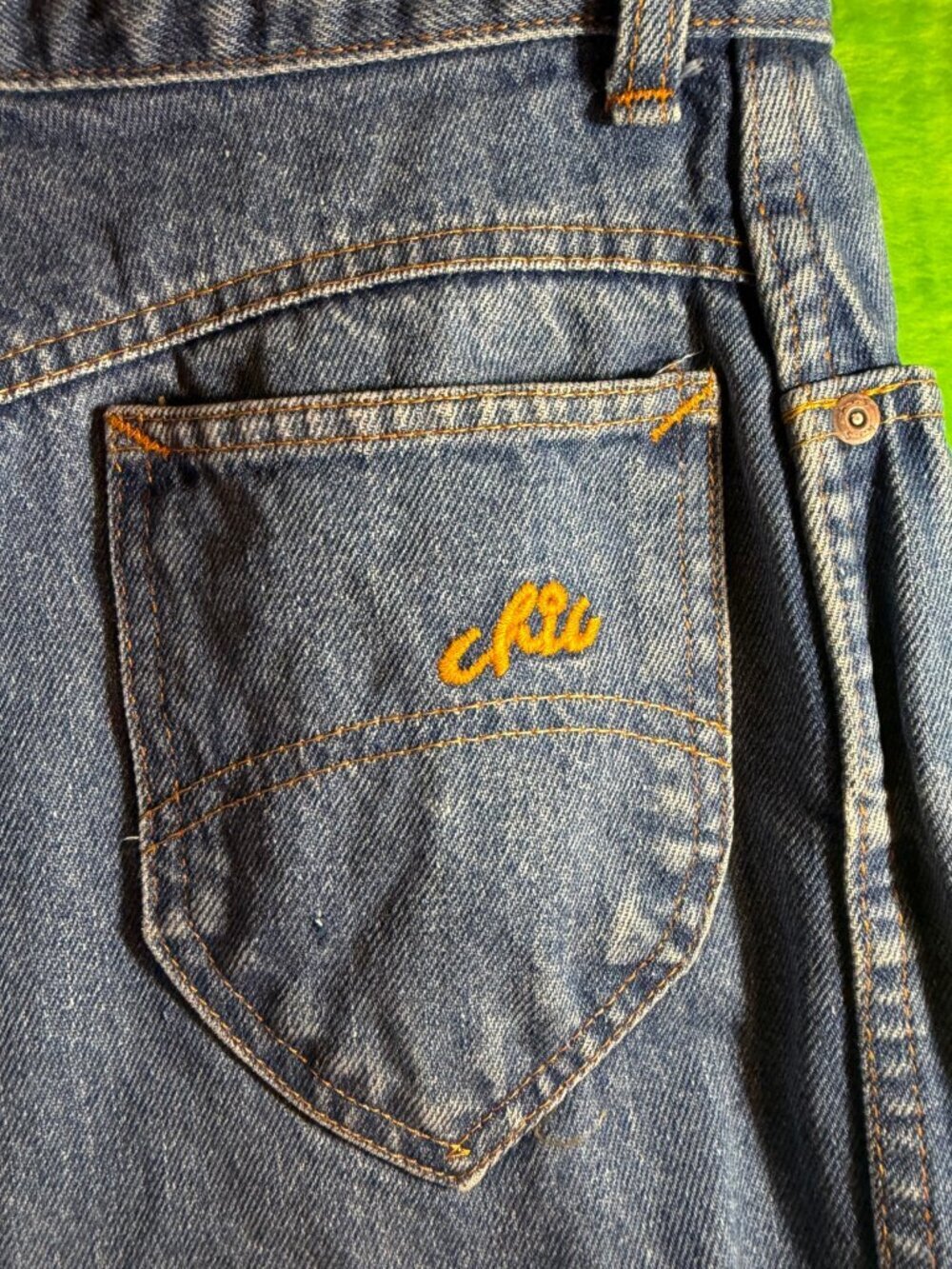 Vintage H.I.S. Chic High Rise Jeans Womens 29x30 Wide Leg 90s Denim - Picture 5 of 9